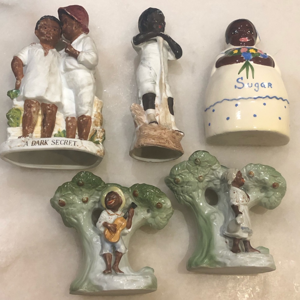 Lot of 5 Black Americana vintage figurines